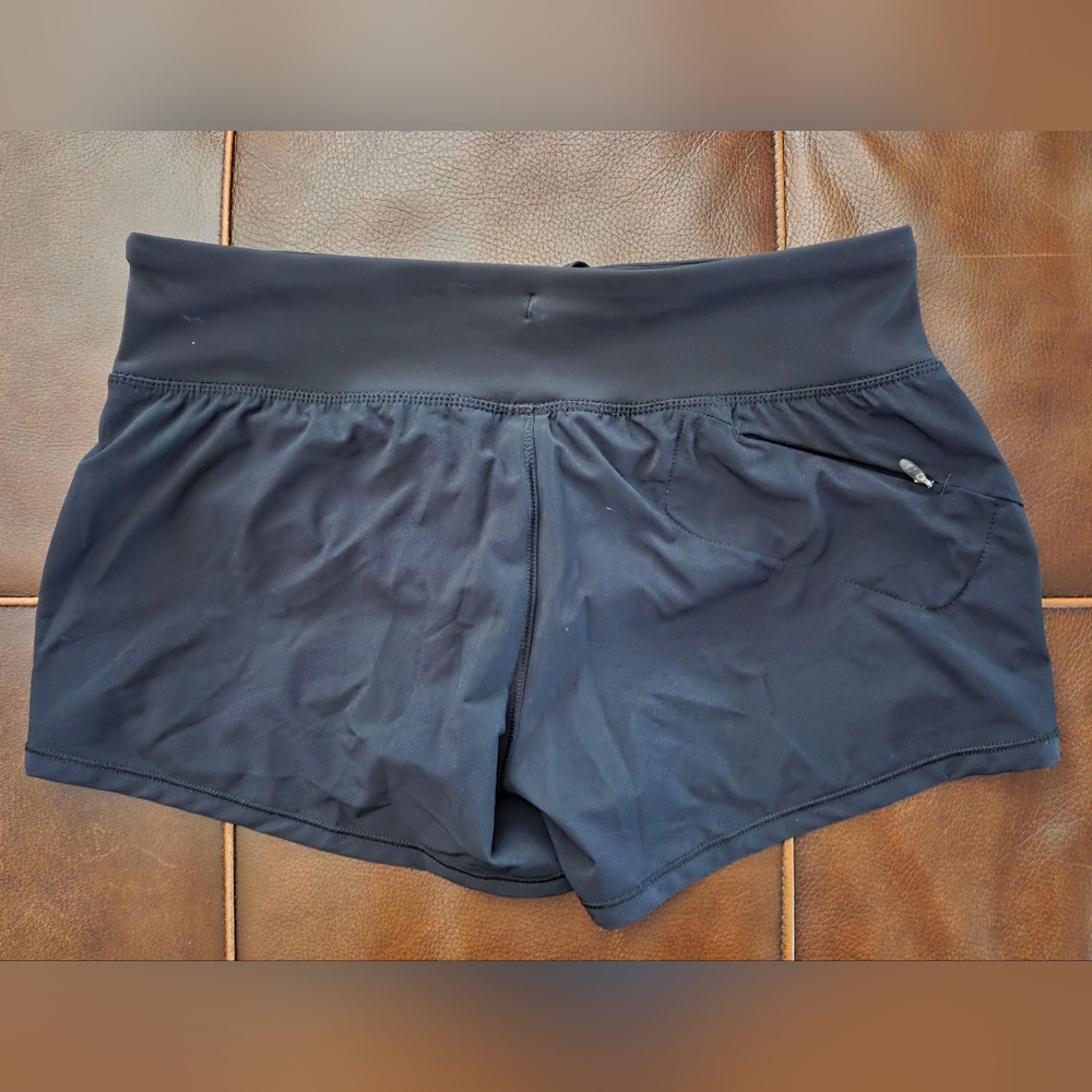 New Balance/Pure+Good Black and Orange Athletic Shorts Size Medium* - Picture 5 of 13